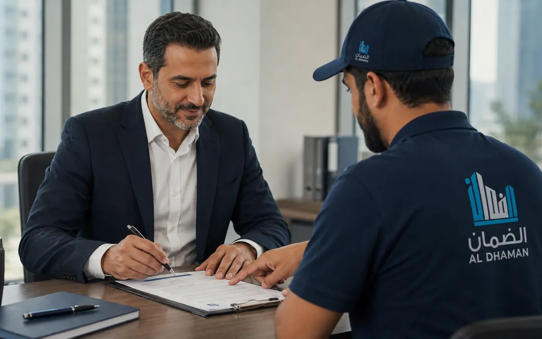 توقيع عقد صيانة تكييف سنوي مع شركة الضمان في الكويت